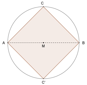 Quadrat im Kreis