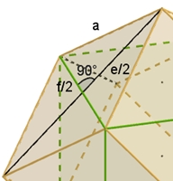 Rhombendodekaeder-Teil