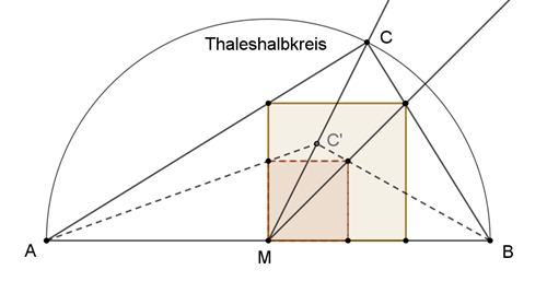 Dreieck-Quadrat-Konstr