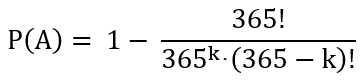 P(A)-k