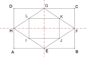 Rechteck-Raute