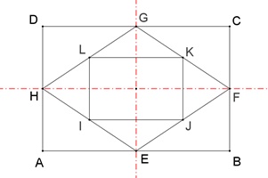 Rechteck-Raute